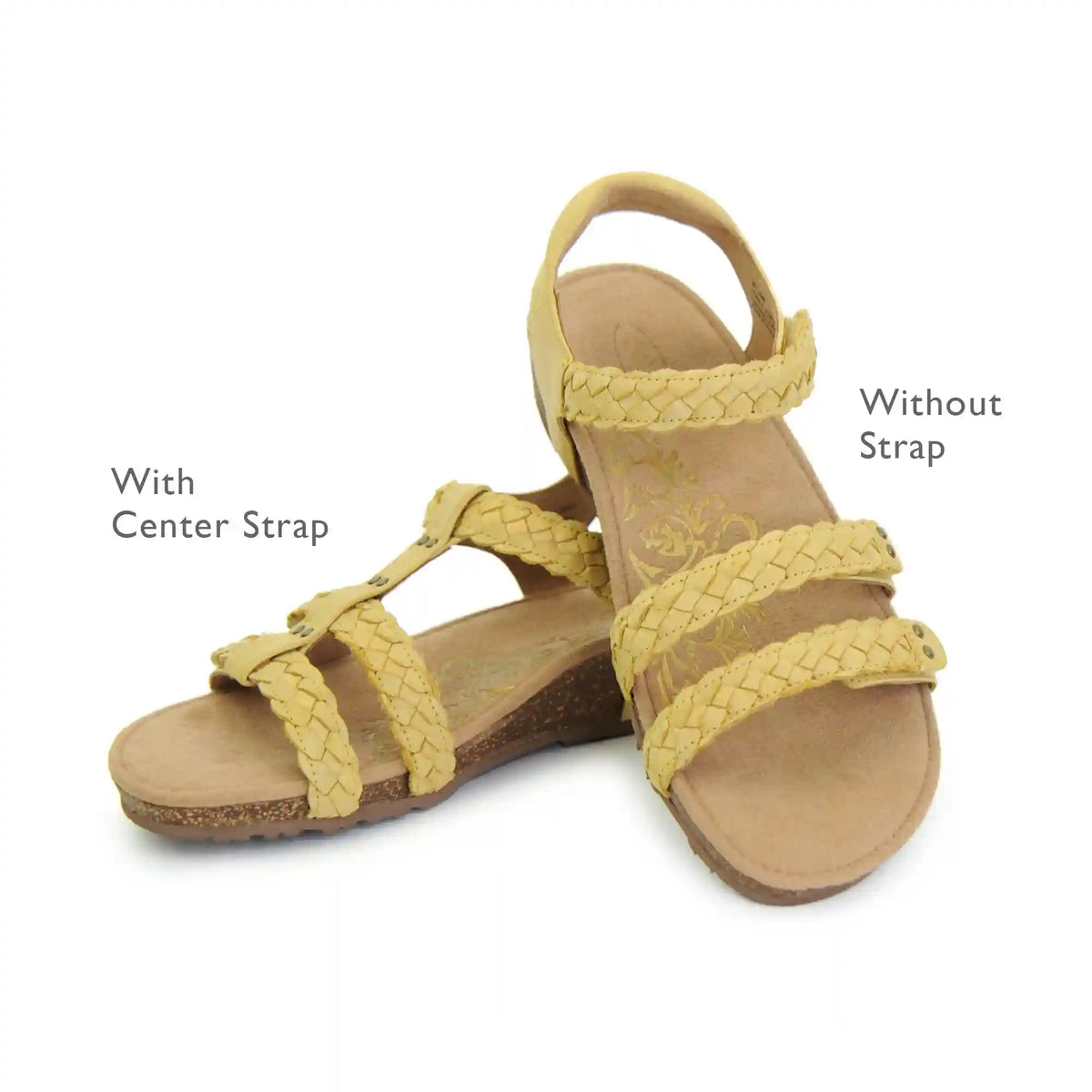 Reese Adjustable Gladiator Sandal - Yellow