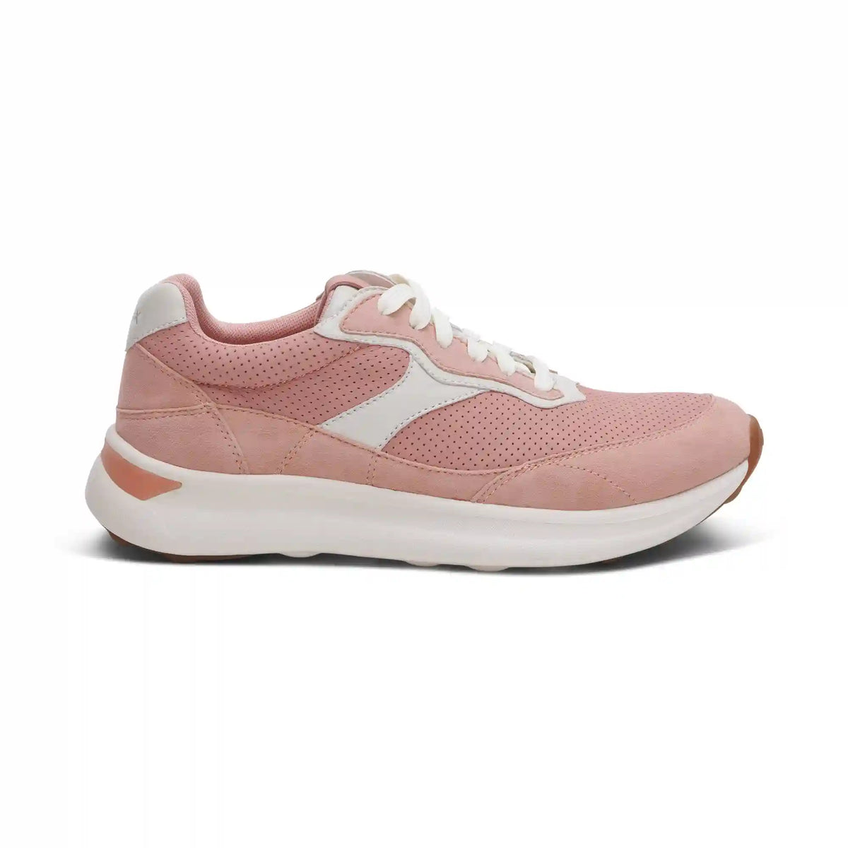 Emily Lace-Up Sneaker - Peach