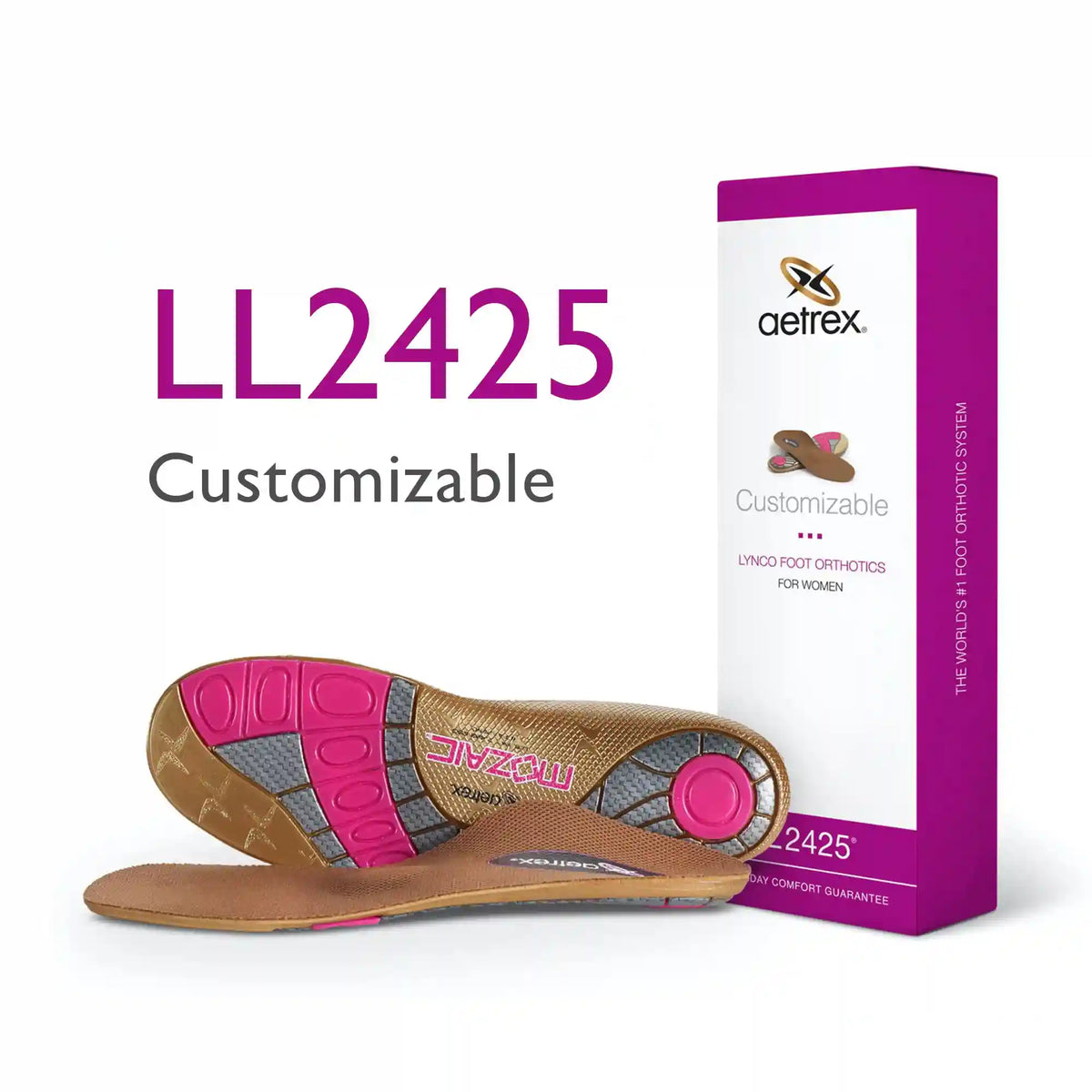 First Generation Women's Customizable Posted Orthotics W/ Metatarsal Support