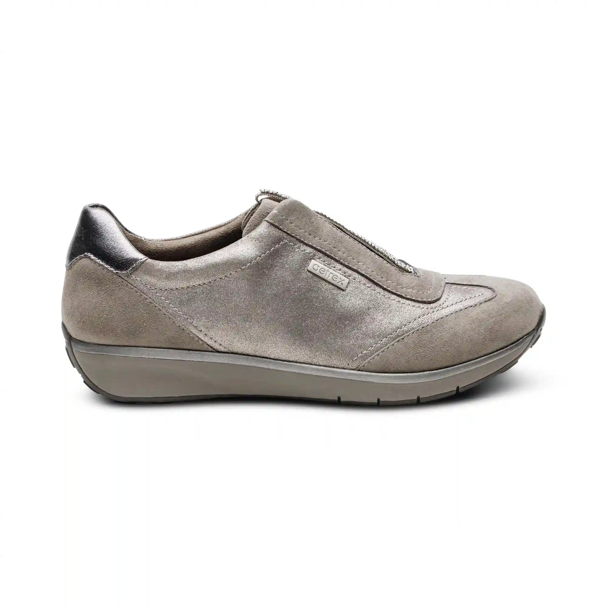 Megan Arch Support Sneaker - Pewter