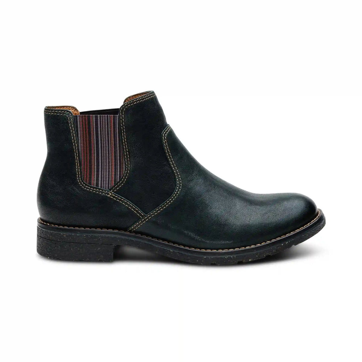 Kaylee Arch Support Chelsea Boot - Dark Green