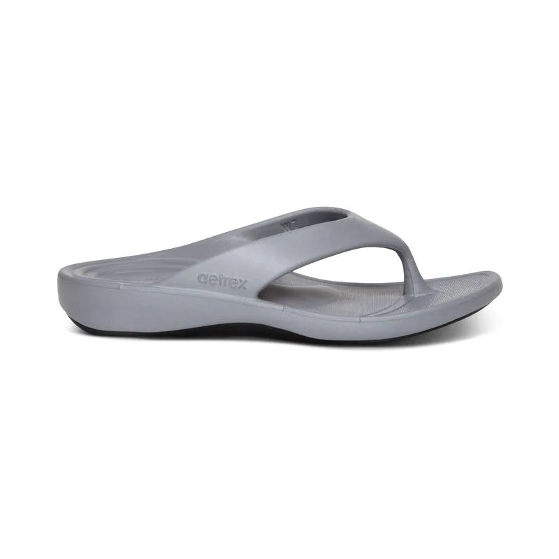 Maui Orthotic Women's Flips - Matte Grey