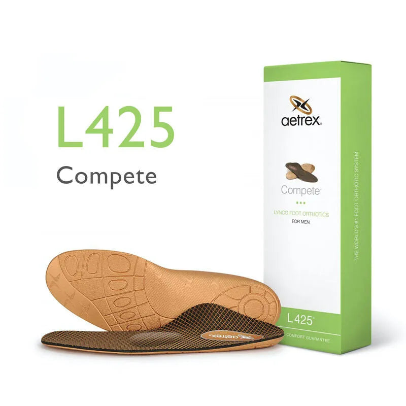 Men's Compete Posted Orthotics W/ Metatarsal Support
