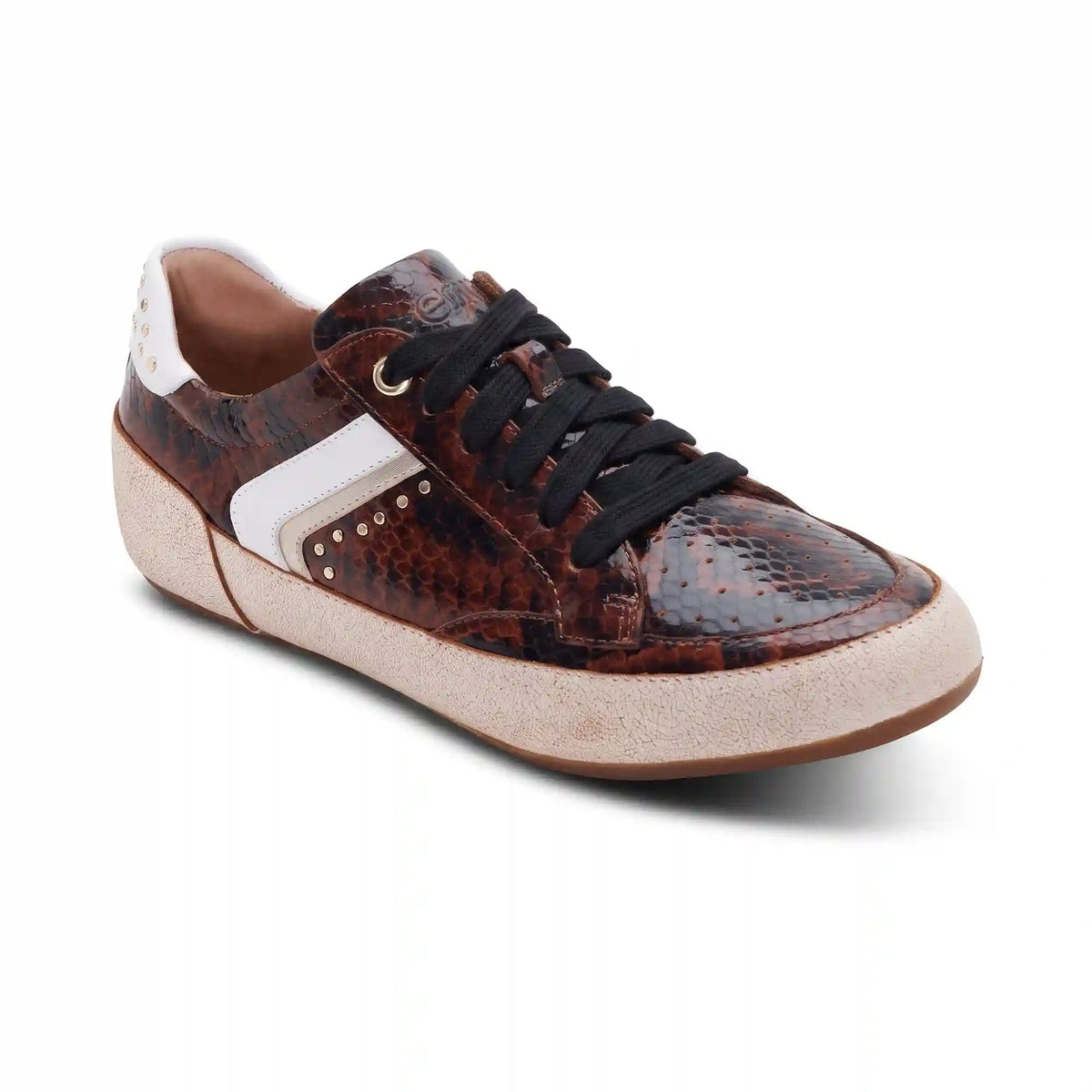 Tess Arch Support Sneaker - Brown Snake