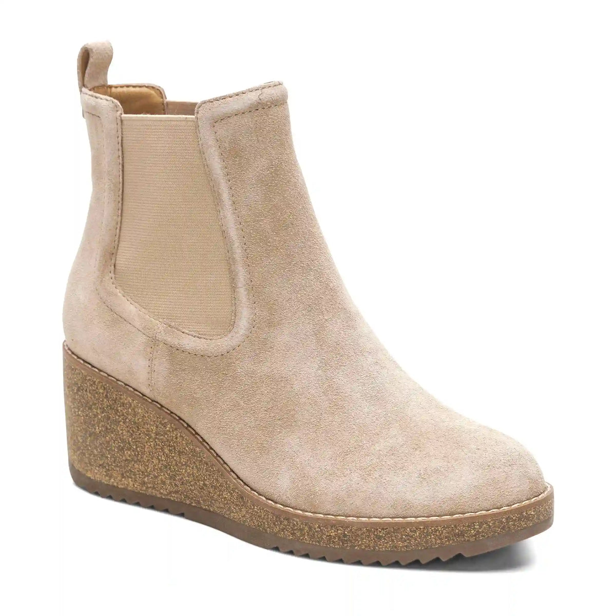 Dawn Wedge Boot - Tan