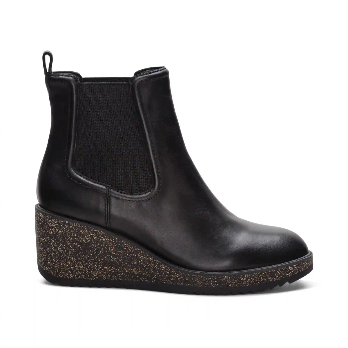 Dawn Wedge Boot - Black